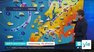 Sääennuste klo 7.40: 15.10.2020 07.45