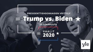 Presidenttiehdokkaiden vaaliväittely suomeksi tekstitettynä: 23.10.2020 12.42
