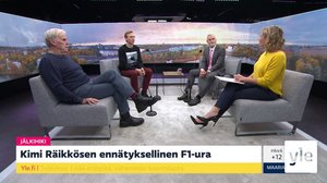 Kimi Räikkösen ura. Matti Nykäsen patsas.HJK. Suomalaisgolfarit: 02.11.2020 08.12