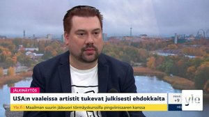 USA:n vaaleissa artistit tukevat julkisesti ehdokkaita, Sean Connery nukkui pois, Finlandia-ehdokkaat julki: 05.11.2020 08.27