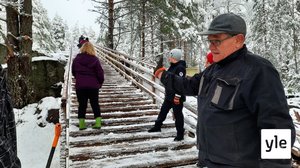 Kuntoportaat nousivat talkoovoimin Lapin Linnavuorelle Raumalla: 20.11.2020 11.52