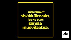 I love muovi: Muovin lajittelun ABC (S): 23.11.2020 00.01