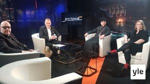 Elina Knihtilä, metropoliitta Arseni ja Erkki Vuokila.: 20.12.2020 18.45