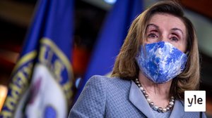 Demokraattijohtaja Nancy Pelosi kommentoi kongressin mellakoita: 07.01.2021 21.31