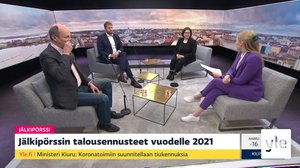 Jälkipörssin talousennusteet vuodelle 2021, Twitterin osakekurssi laski Trumpin estämisen jälkeen, Millainen konkurssiaalto on mahdollisesti edessä? : 12.01.2021 08.13