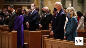Joe Biden saapuu jumalanpalvelukseen ennen virkaanastujaisia: 20.01.2021 17.20