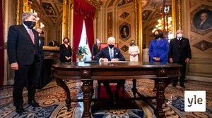 Joe Bidenista Yhdysvaltain presidentti - seuraa virkaanastujaisjuhlallisuuksia: 21.01.2021 00.45