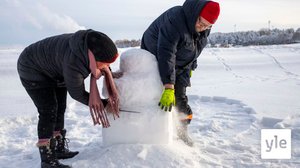 Ammattilaisen mukaan täydellinen lumiukko syntyy pakkaslumesta: 22.01.2021 12.17