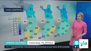 Sääennuste klo 7.40: 26.01.2021 07.50