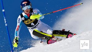 Alppihiihdon MC: Jasna, naisten suurpujottelun 1. lasku: