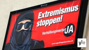 Kasvojen peittäminen julkisilla paikoilla kielletään Sveitsissä: 08.03.2021 10.48