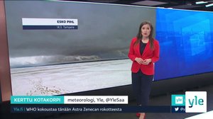 Sääennuste klo 7.40: 16.03.2021 07.56