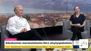 EU:n elvytyspaketti, koronarajoitukset, pääsykoeuudistus : 14.05.2021 08.42