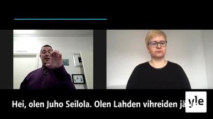 Viittomakieliset kuntavaaliehdokkaat: Juho Seilola (vihr.), Lahti: 18.05.2021 15.00