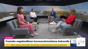Youtube ongelmallinen koronarokotetietoa hakevalle, kiinalaistutkimus nettikäytön vaikutuksista, lohkoketjuteknologian hyödyt: 02.06.2021 08.09