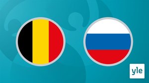 Jalkapallon EURO 2020: Belgia - Venäjä: 13.06.2021 00.15