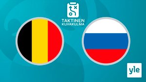 Jalkapallon EURO 2020: Belgia - Venäjä, taktinen kuvakulma: 12.06.2021 23.55