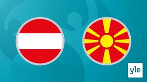Jalkapallon EURO 2020: Itävalta - Pohjois-Makedonia: 13.06.2021 21.00