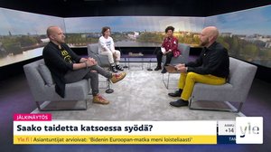 Saako taidetta katsoessa syödä? "Minulle ihan sama mitä salissa tehdään, kunhan ollaan hiljaa": 17.06.2021 08.20