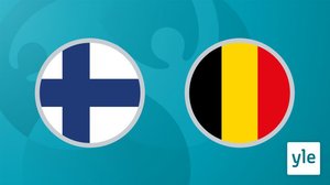 Jalkapallon EURO 2020: Suomi - Belgia: 22.06.2021 00.00