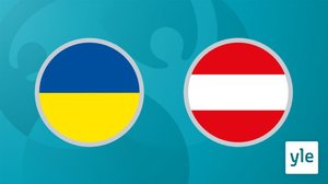 Jalkapallon EURO 2020: Ukraina - Itävalta: 21.06.2021 21.02