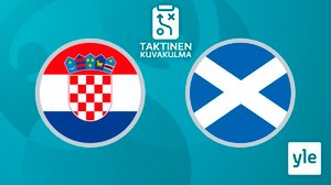 Jalkapallon Euro 2020: Kroatia - Skotlanti, taktinen kuvakulma: 22.06.2021 23.53