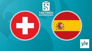 Jalkapallon Euro 2020: Sveitsi - Espanja, taktinen kuvakulma: 02.07.2021 21.43