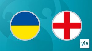 Jalkapallon EURO 2020: Puolivälierä Ukraina - Englanti: 04.07.2021 00.15