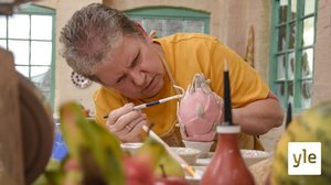 Hedelmäkulho ja keraamiset hedelmät: 06.07.2021 06.00