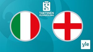 Jalkapallon Euro 2020: Italia - Englanti, taktinen kuvakulma: 12.07.2021 01.11