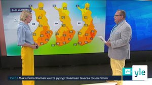 Sääennuste klo 7.40: 13.07.2021 07.47