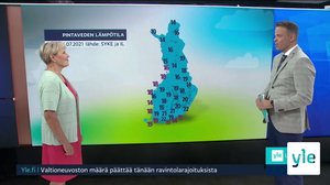 Sääennuste klo 7.40: 22.07.2021 07.58