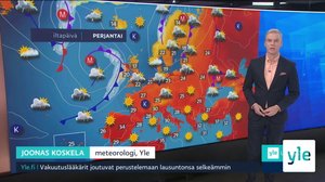 Sääennuste klo 7.40: 20.08.2021 07.50