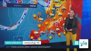 Sääennuste klo 7.40: 24.08.2021 07.54