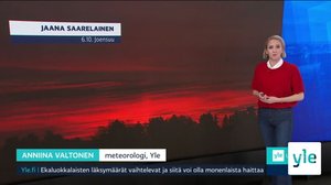 Sääennuste klo 7.40: 06.10.2021 08.01
