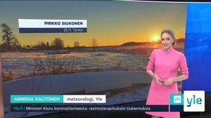 Sääennuste klo 7.40: 25.11.2021 07.48