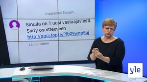 Yle Uutiset viittomakielellä: 29.11.2021 17.00
