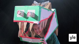 Lisa bygger dinohuvud (S): 06.01.2022 12.30