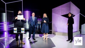 Aluevaalitentti viitottuna: Marin, Orpo & Purra: 13.01.2022 22.14