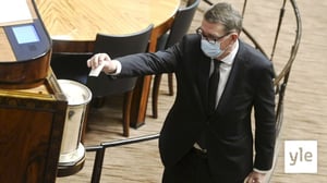 Eduskunnan uuden puhemiehistön tiedotustilaisuus: 01.02.2022 14.51