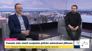 "Toivotaan että tämä on viimeinen kerta kun tarvitsee koronarajoituksista Jälkinäytöksessä puhua": 03.02.2022 08.11