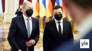 Ukrainan presidentti ja Saksan liittokansleri tapaavat Kiovassa: 14.02.2022 16.31