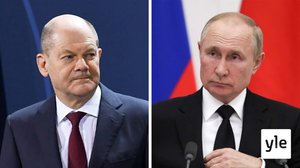 Saksan liittokansleri Scholz tapaa Putinin Moskovassa, tiedotustilaisuus: 15.02.2022 17.01