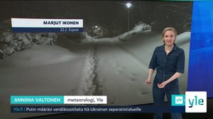 Sääennuste klo 7.40: 22.02.2022 07.52