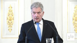 Presidentti Niinistön tiedotustilaisuus Ukrainan tilanteesta: 22.02.2022 12.29
