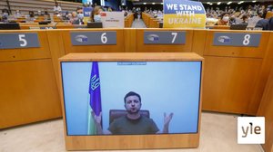 Zelenskyi puhuu Euroopan parlamentissa: 01.03.2022 16.55