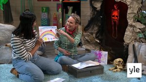 Malin och Tika visar teckningar ur skattkistan: 02.03.2022 18.30