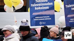 Svenska Yle live: Lärarstrejk i Åbo: 07.04.2022 12.15