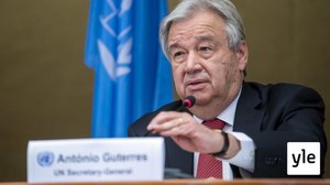 YK:n Guterres ja Venäjän ulkoministeri Lavrov pitävät tiedotustilaisuuden Moskovassa: 26.04.2022 15.25