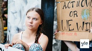 Greta Thunberg osallistuu nuorten ilmastomielenosoitukseen New Yorkissa: 20.09.2019 22.49
